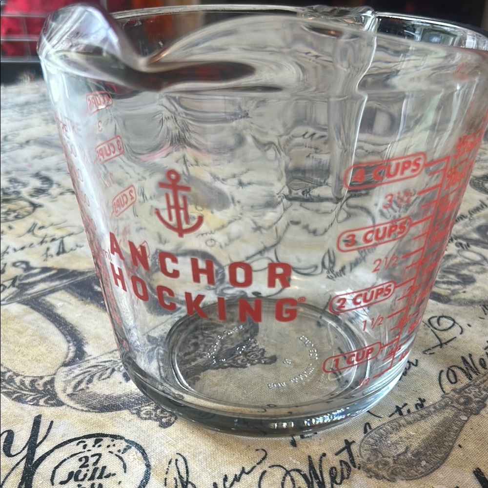 Anchor Hocking Clear Glass Measuring Cup